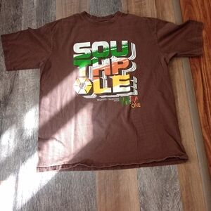 South Pole Brown Graphic T-Shirt